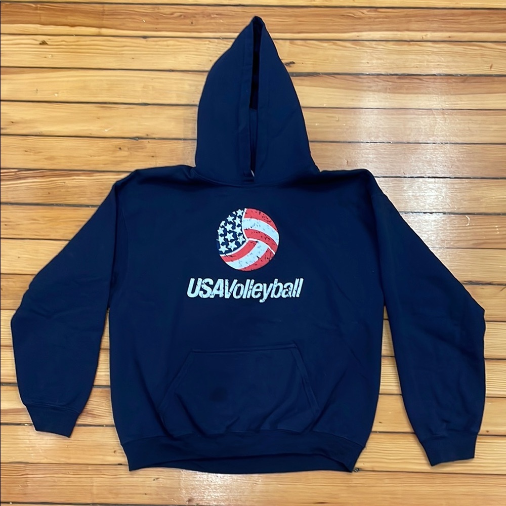 USA Volleyball Navy Hoodie